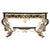 French 19th Louis XV Wrought Iron Gilded Console with Marble top and Low Shelve For Sale - Image 15 of 18