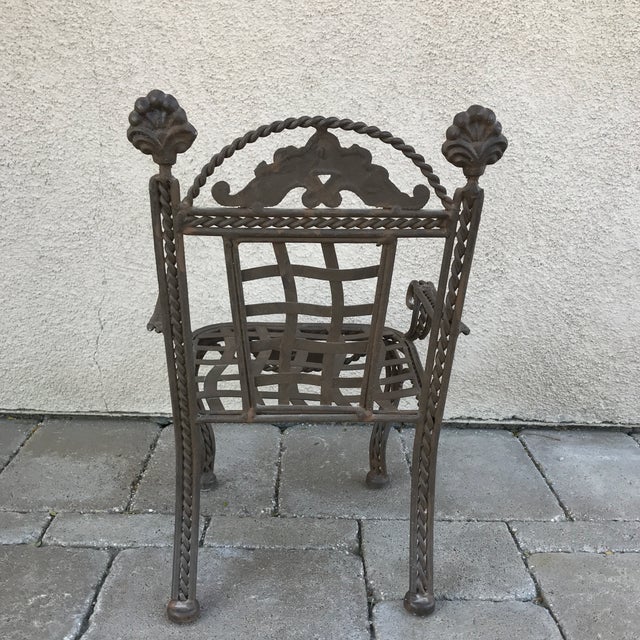 Late 20th Century Metal Plant Stand Chair Chairish