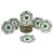 1980s Chinese Bouquet Apponyi Green Dinner Plates from Herend, 1980s, Set of 18 For Sale - Image 5 of 5