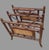 Mid 20th Century Vintage Tropical Bamboo Rattan Large Pagoda Island Chic Magazine Rack For Sale - Image 9 of 12