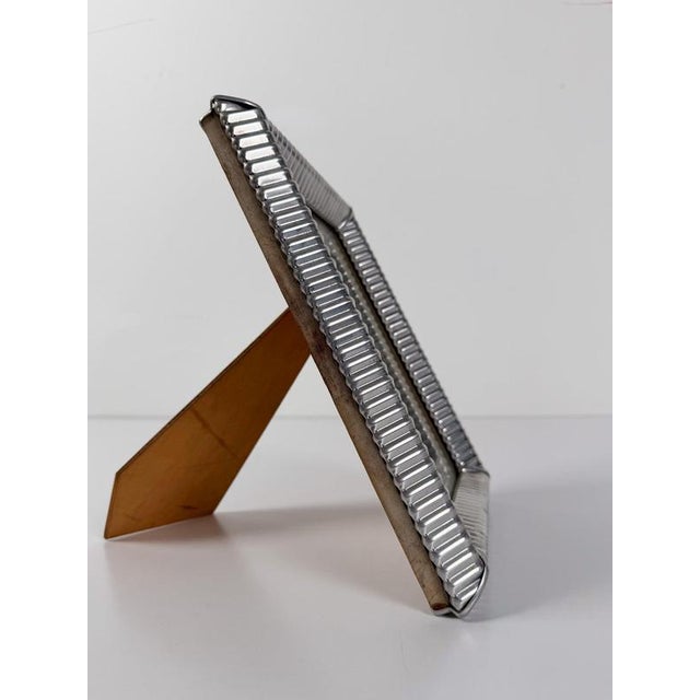 Mid-Century Modern Italian Embossed Tin Tabletop Picture Frame, 1930s For Sale - Image 11 of 18