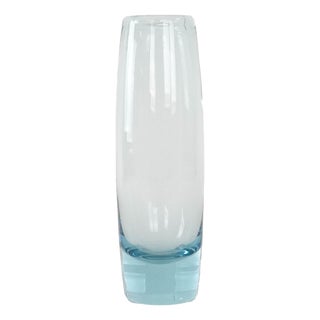 Vintage Danish Glass Vase by Per Lütken for Holmegaard, 1950s For Sale