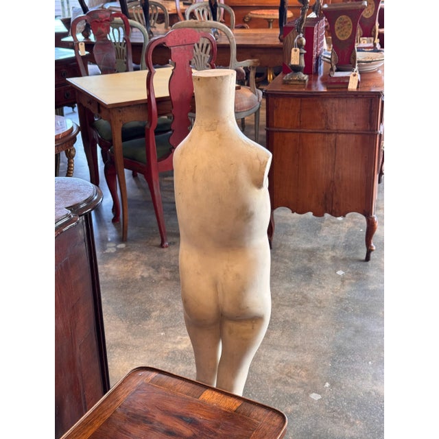 White Standing Torso Sculpture For Sale - Image 8 of 8