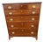 A Very Nice Antique Pennsylvania Hepplewhite Cherry Mid-Case Chest of Drawers, Circa 1800’s For Sale