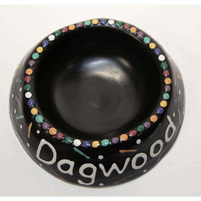 1994 Handcrafted Ceramic Bowl Signed by Luna Garcia For Sale - Image 13 of 14