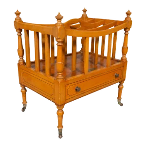 Regency Style Boxwood Canterbury Commemorating Graniteville Mill