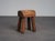A beautifully primitive solid wood stool from europe, dating from the 1970s. Constructed from substantial pieces of solid...