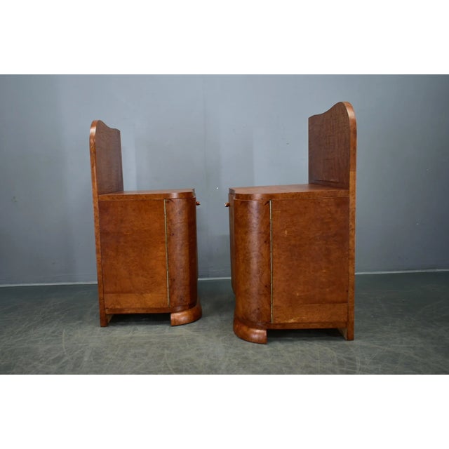 Art Deco Bedside Tables, Former Czechoslovakia, 1930s, Set of 2 For Sale - Image 13 of 18