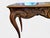 Antique Louis XV Style Inlaid Walnut/Kingwood/Mahagony and Maple Parquetry Featuring Ornate Carvings, Cabriole Legs and Center Figural Carvings For Sale In New York - Image 6 of 9