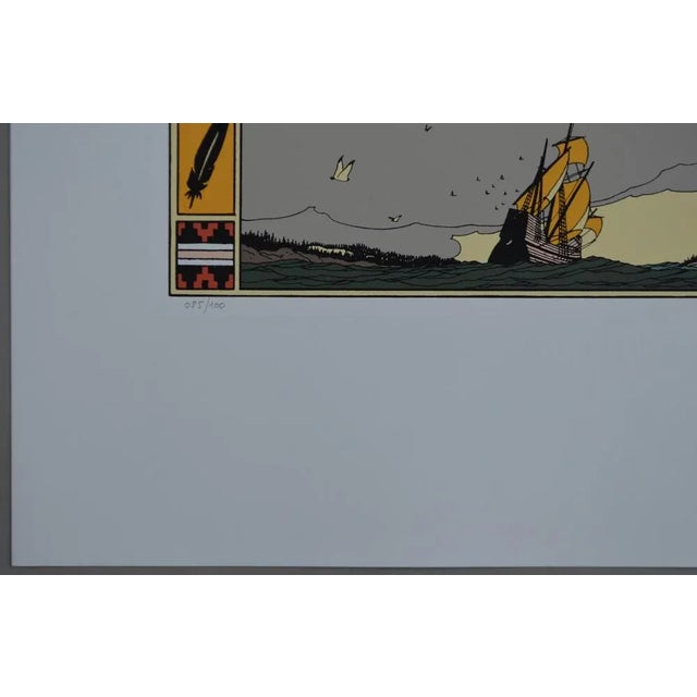 André Juillard, Plume aux vents, 2001, Serigraph For Sale - Image 7 of 18