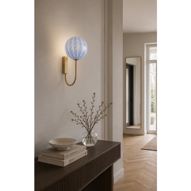 Blue Tulipano 20 Wall Lamp from La Murrina, 1990s For Sale - Image 9 of 18