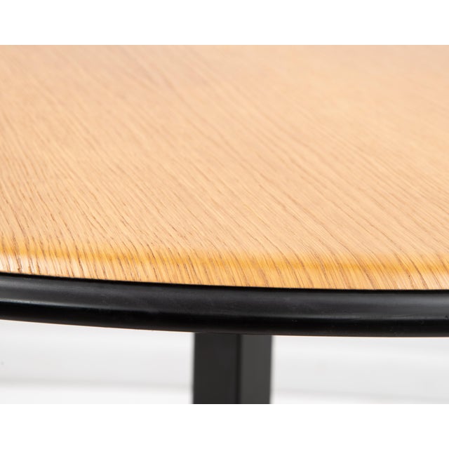 Herman Miller Post Modern 42" Round Oak Veneer Dining Table 1993 Chairish