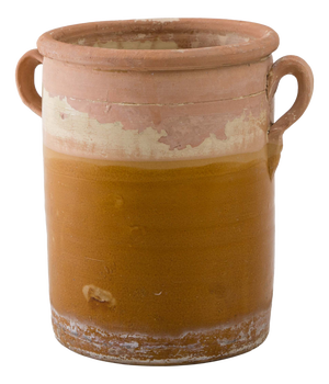 Grottaglie Ceramic Vase, Italy, 19th Century