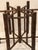Wood McGuire Organic Modern Bamboo Leather Wrapped Dining Table Base For Sale - Image 7 of 9