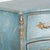 Early 20th Century Blue Painted Bombay Commode Chest of Three Drawers, Sweden For Sale - Image 6 of 12