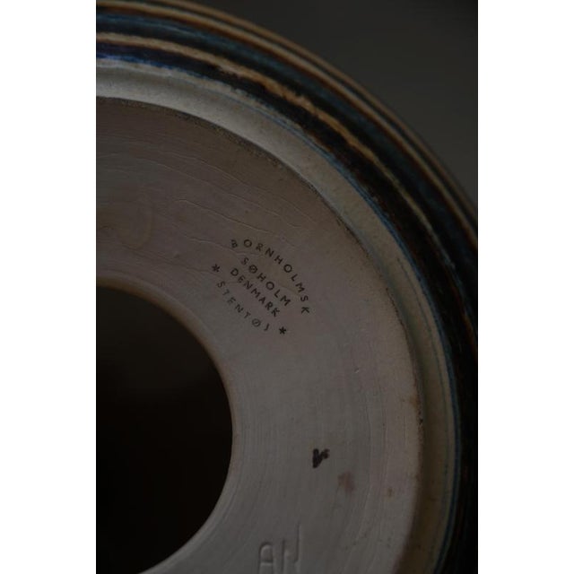 Danish Modern Stoneware Model 3073 Table Lamp attributed to Søholm, Denmark, 1960s For Sale - Image 10 of 18