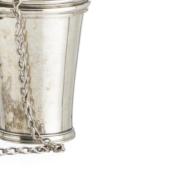 Antique Brazilian Silver Horn, 1800s For Sale - Image 5 of 6