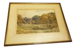 Alfred Powell Watercolor Painting