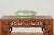 Chinese Vintage Celadon Foot Bath with Two Handles and Foliage Motifs For Sale - Image 4 of 13