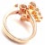 Mauboussin Paris 18k Rose Gold Diamond Tourmaline Citrine Ring, Size 8 For Sale - Image 4 of 10