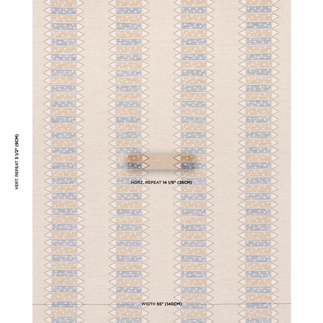 Noor Kilim Stripe in ochre derives its unique textural pattern from the fascinating geometries associated with antique...