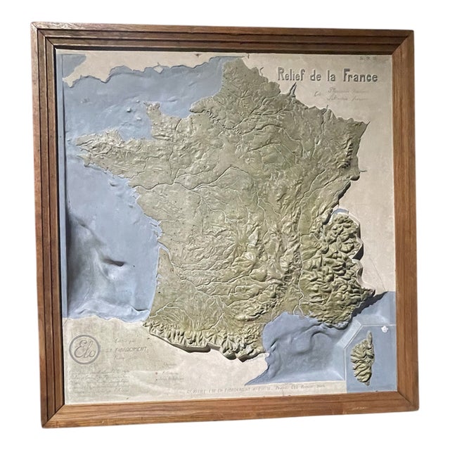 Map of France, 1934 For Sale