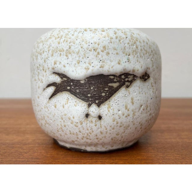 Mid-Century German Studio Pottery Vase by Karl Jüttner for Saalfeld, 1960s For Sale - Image 10 of 17