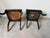 Pair of John Gee Style Hollywood Regency Ebonized Armchairs With Brass Accents For Sale - Image 12 of 12