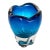 1960s European Blue Art Glass "Molar" Vase by Whitefriars For Sale