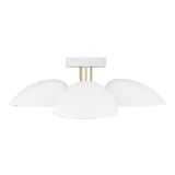Visual Comfort Studio Jane Semi-Flush Mount Matte White For Sale