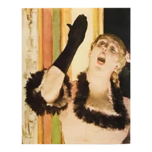 1950s After Edgar Degas "The Cafe Singer", First Edition Full-Color Vintage Print