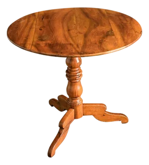 French 19th Century Fruitwood Pedestal Table