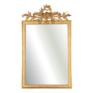 Louis XVI Giltwood Mirror, 1780s For Sale