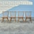 This is a set of 4 vintage MCM dining chairs by Russel Wright for Conant Ball. The chairs are made of solid birch wood in...