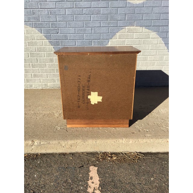Vintage Circa 1960 Mid-Century Modern Bassett "Mayan" Nightstand For Sale - Image 12 of 12