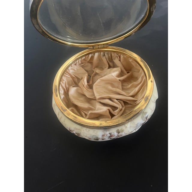 Victorian Victorian Era Wave Crest Molded Glass Dresser-Jewelry Box For Sale - Image 3 of 9