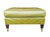 Vintage Cr Laine Olive Green Leather Lounge Chair & Ottoman | George Smith Style For Sale - Image 12 of 18