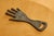 1940s Hand Shaped Bottle Opener in Patinated Sand Cast Iron, 1940s For Sale - Image 5 of 8