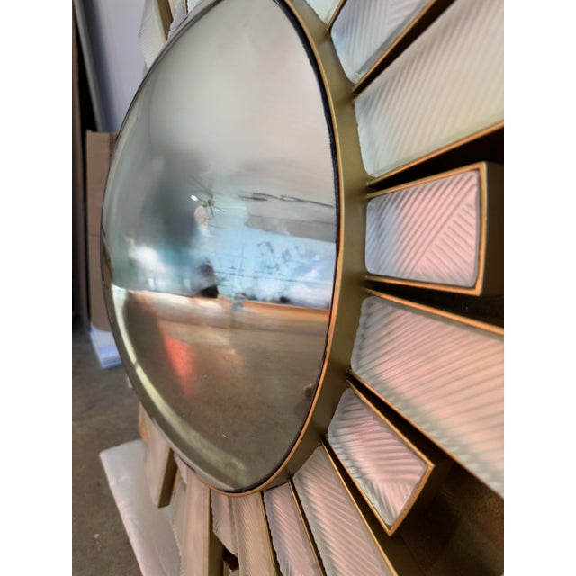 Contemporary Murano Glass Convex Verona Mirror by Thomas Pheasant for Baker Furniture Co. For Sale - Image 3 of 11