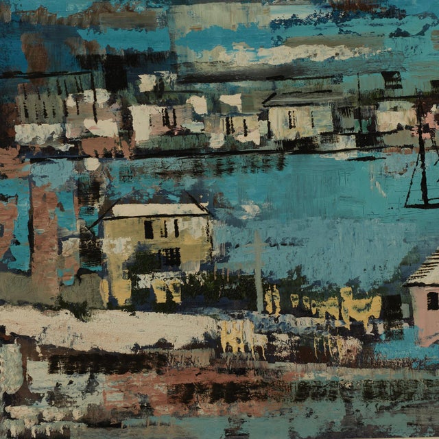 Vintage Bermuda Bayscape by Alfred Birdsey For Sale In West Palm - Image 6 of 9