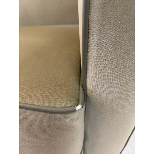 Italian Wing-Back Armchairs in the Style of Ponti - A Pair For Sale - Image 12 of 13