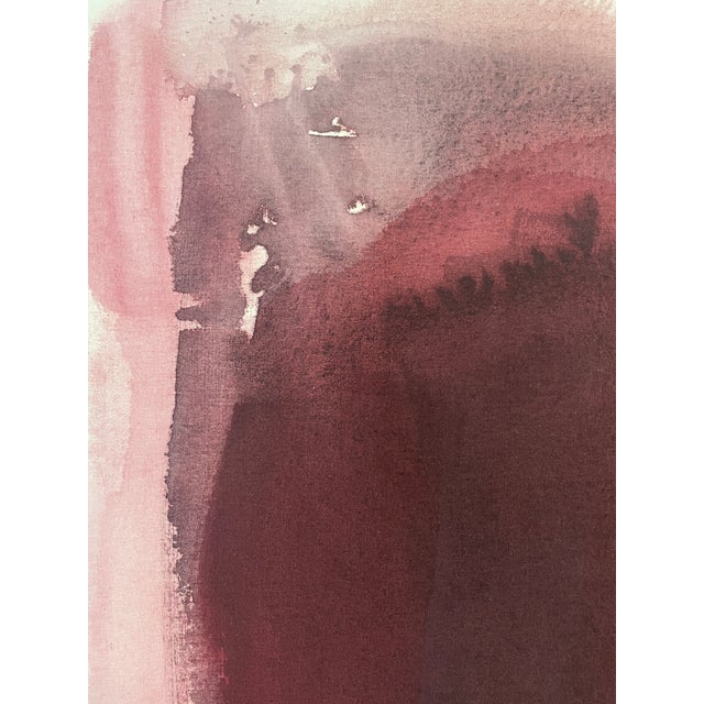 Wood Madame (Wallflower Series) Original Color Field Painting For Sale - Image 7 of 9