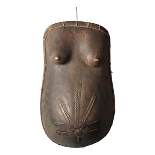 Makonde Art Mozambique Wooden Breastplate For Sale
