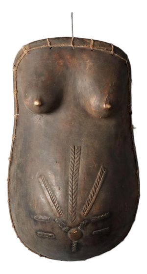 Makonde Art Mozambique Wooden Breastplate