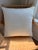 Late 20th Century 20” Custom Goose Down Floral Accent Pillow in Pink, Blush & Gold With Decorative Gold Whipstitch Trim For Sale - Image 5 of 9