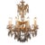 Schonbek La Scala 5007 8 Light Gold Color Crystal Chandelier For Sale