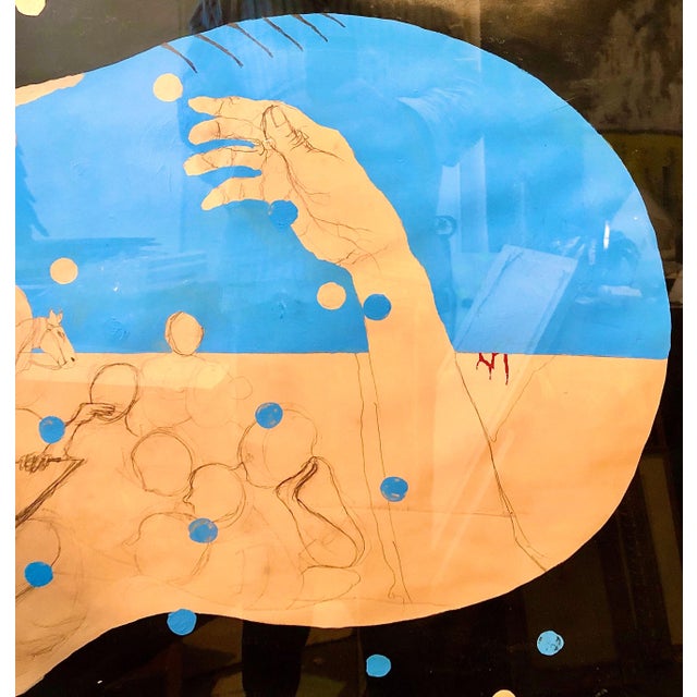 Scoli Acosta, Scoli Acosta Large Contemporary Mixed Media Painting LA Artist Dakota Nightshade, 2004 For Sale In Miami - Image 6 of 10