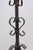 Late 20th Century Vintage Brutalist Gothic Wrought Iron Plant Stand Scroll Tripod Pot Holder 24" For Sale - Image 5 of 13