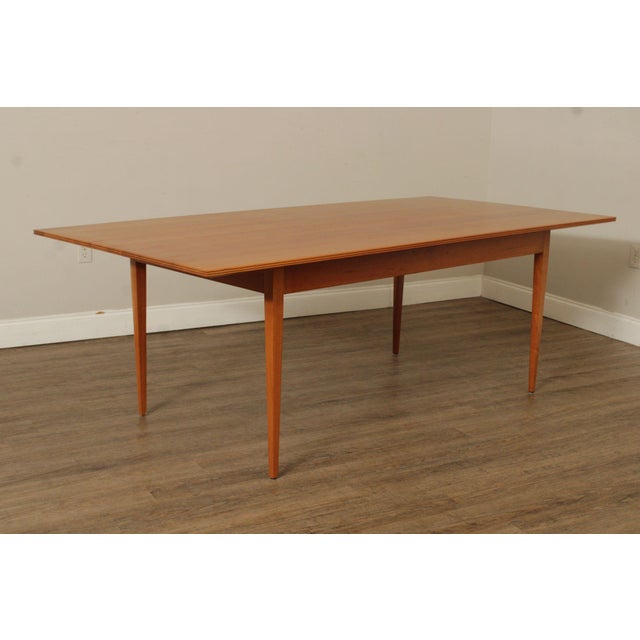 Wood Pompanoosuc Mills Shaker Farmhouse Style Cherry Dining Table For Sale - Image 7 of 12