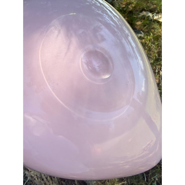 Vintage Mid-Century Murano Glass Centerpiece Bowl - Attributed to Alfredo Barbini For Sale - Image 12 of 12